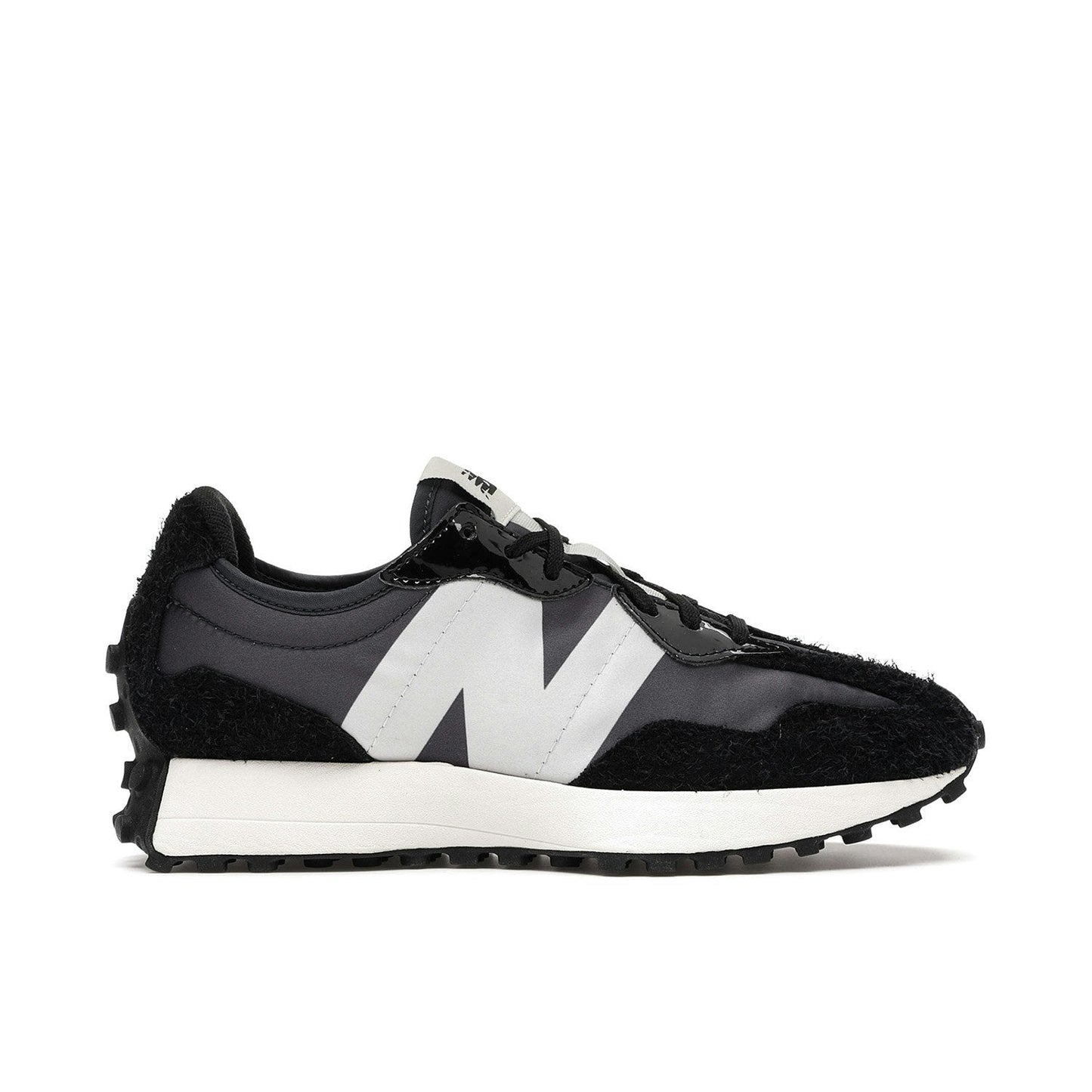 NEW BALANCE 327 BLACK GREY WOMENS