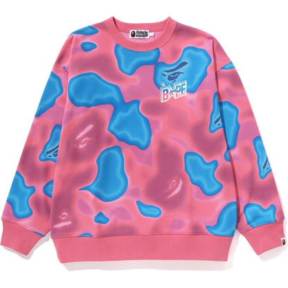 LIQUID CAMO BAPE STA RELAXED FIT CREWNECK SWEAT MENS