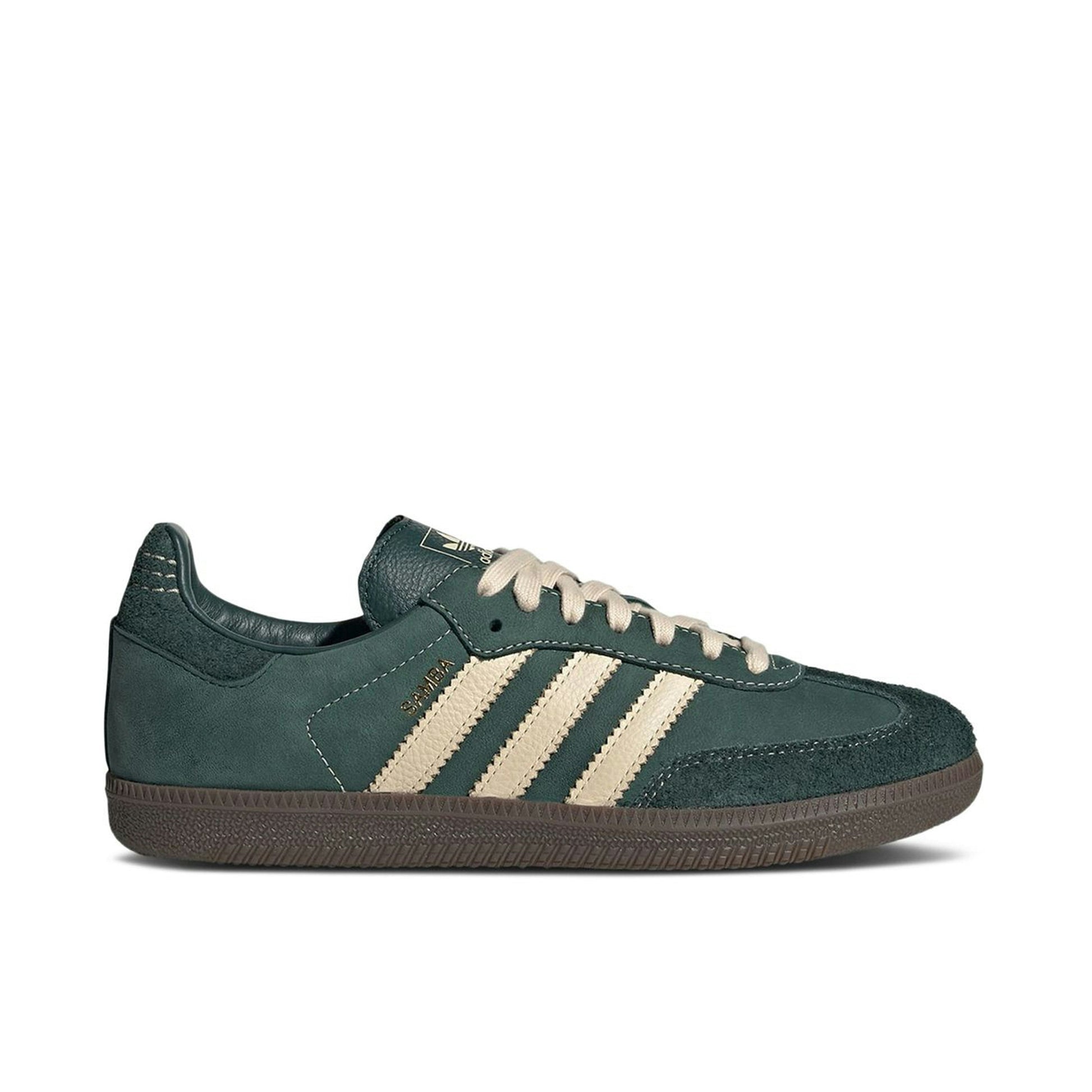 ADIDAS SAMBA OG MINERAL GREEN CRYSTAL SAND WOMENS