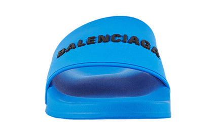 Balenciaga Pool Slides 'Blue' 565826W1S804005 #
