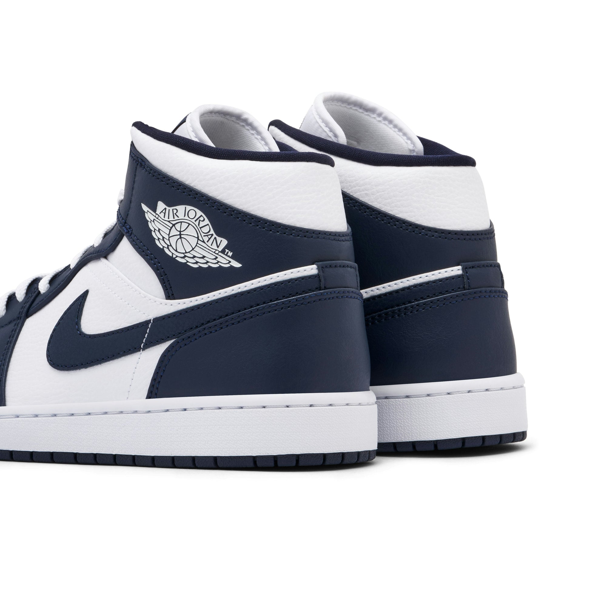 AIR JORDAN 1 MID WHITE METALLIC GOLD OBSIDIAN