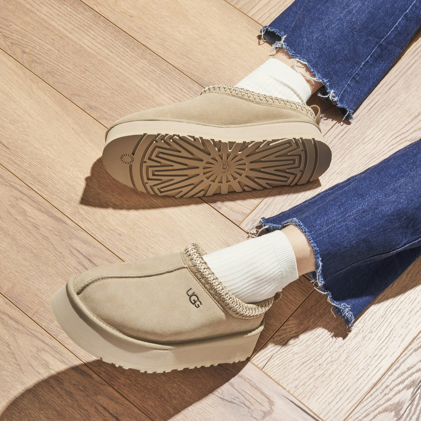 UGG TAZZ SLIPPER MUSTARD SEED WOMENS
