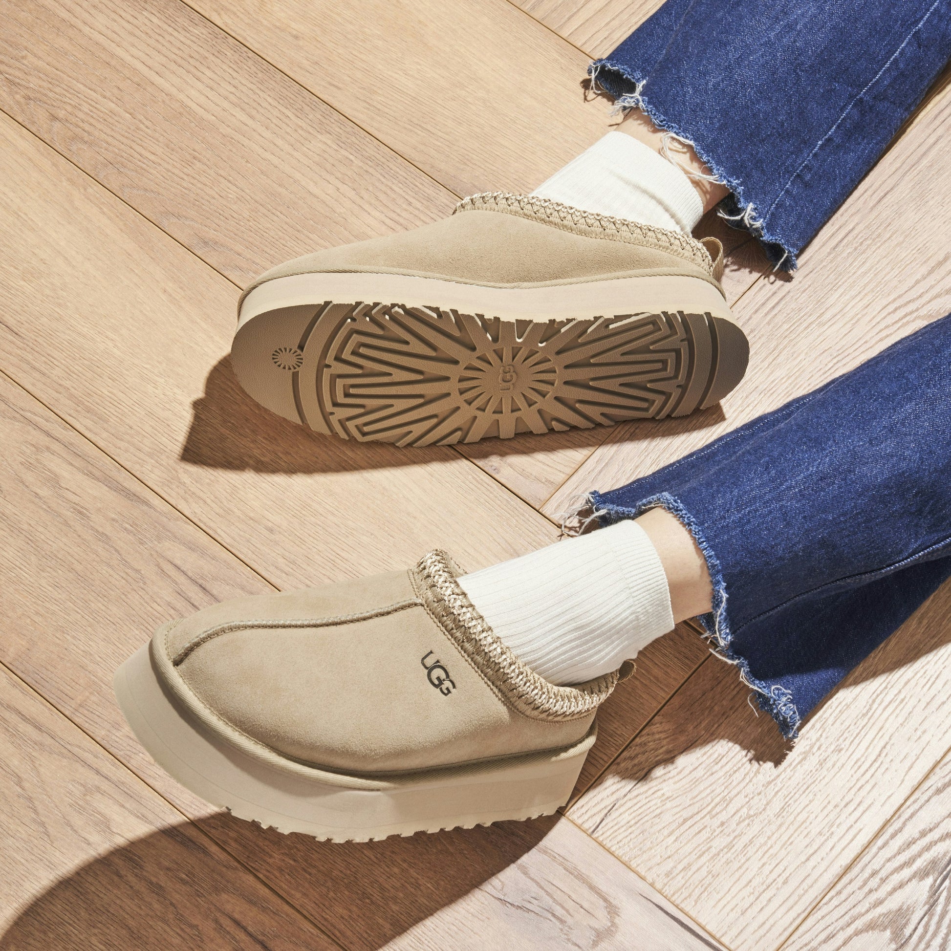 UGG TAZZ SLIPPER MUSTARD SEED WOMENS