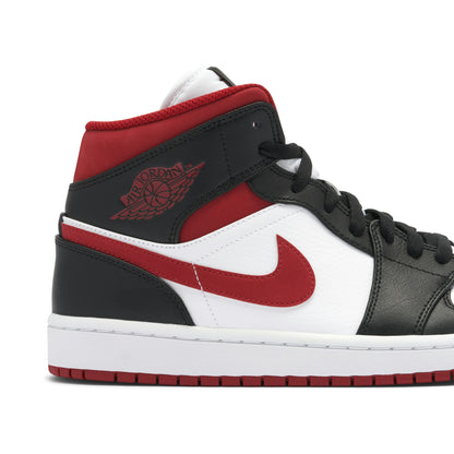 AIR JORDAN 1 MID BLACK GYM RED