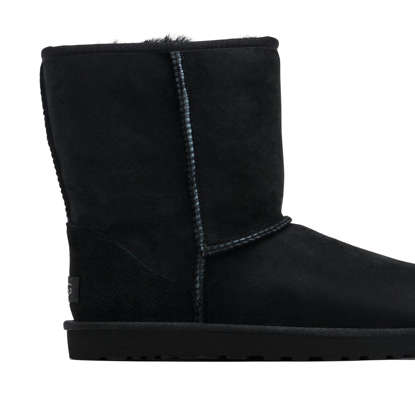 UGG CLASSIC SHORT II BOOT BLACK WOMENS