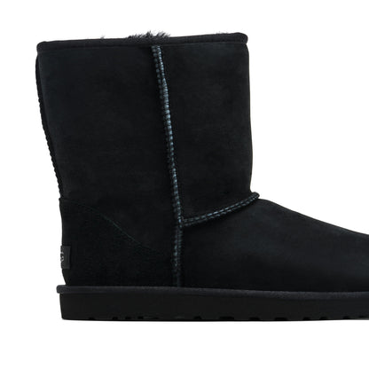 UGG CLASSIC SHORT II BOOT BLACK WOMENS