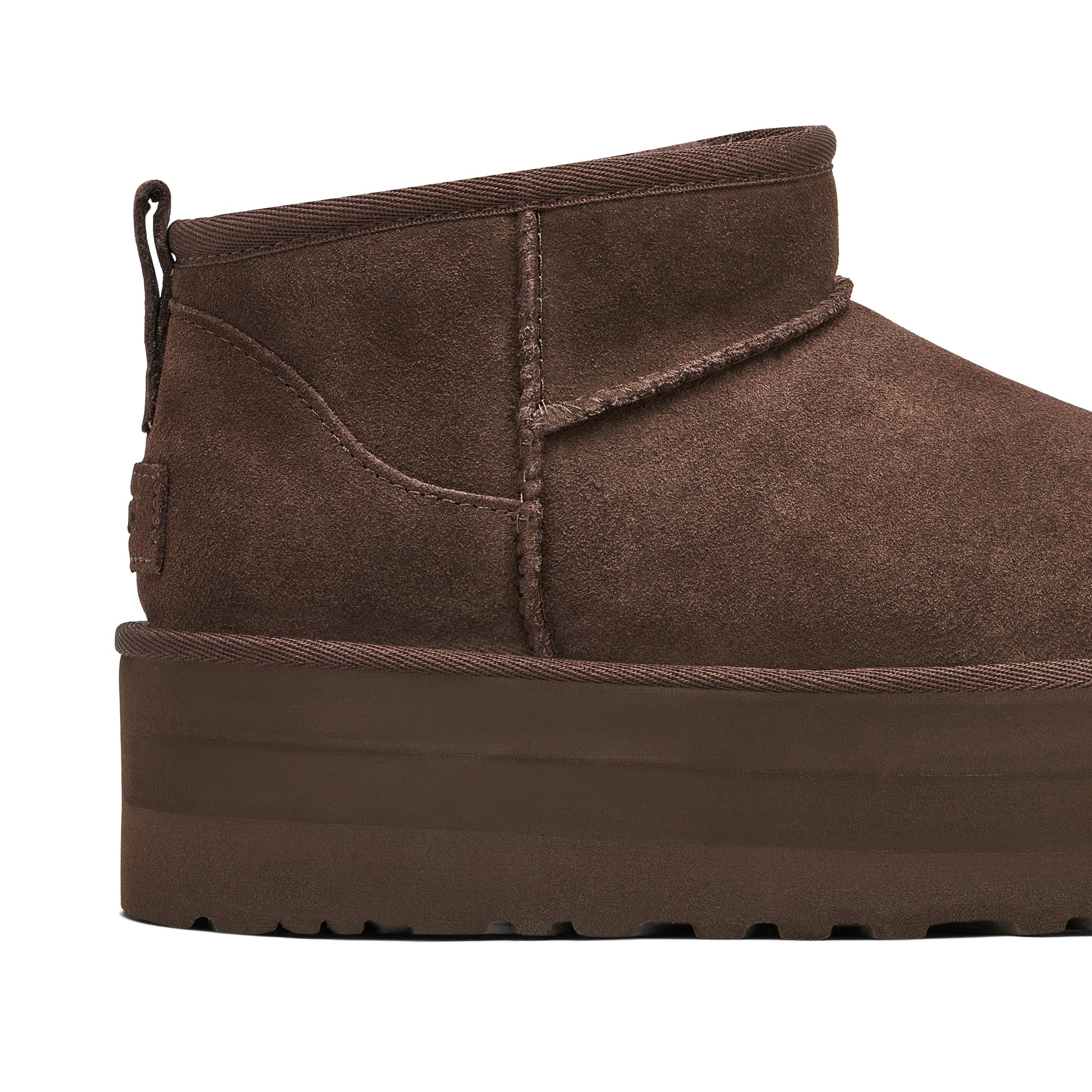 UGG CLASSIC ULTRA MINI PLATFORM BURNT CEDAR WOMENS