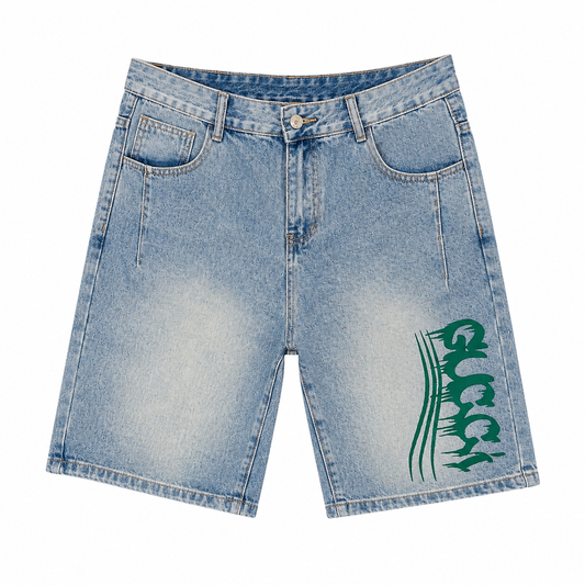 Premium Light Wash Denim Shorts
