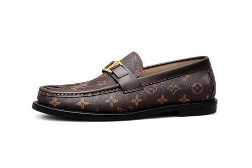 Monogram Leather Loafers