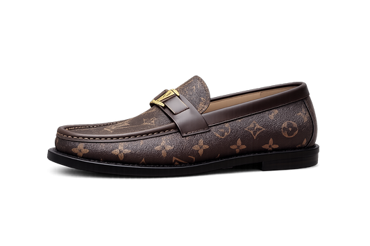 Monogram Leather Loafers