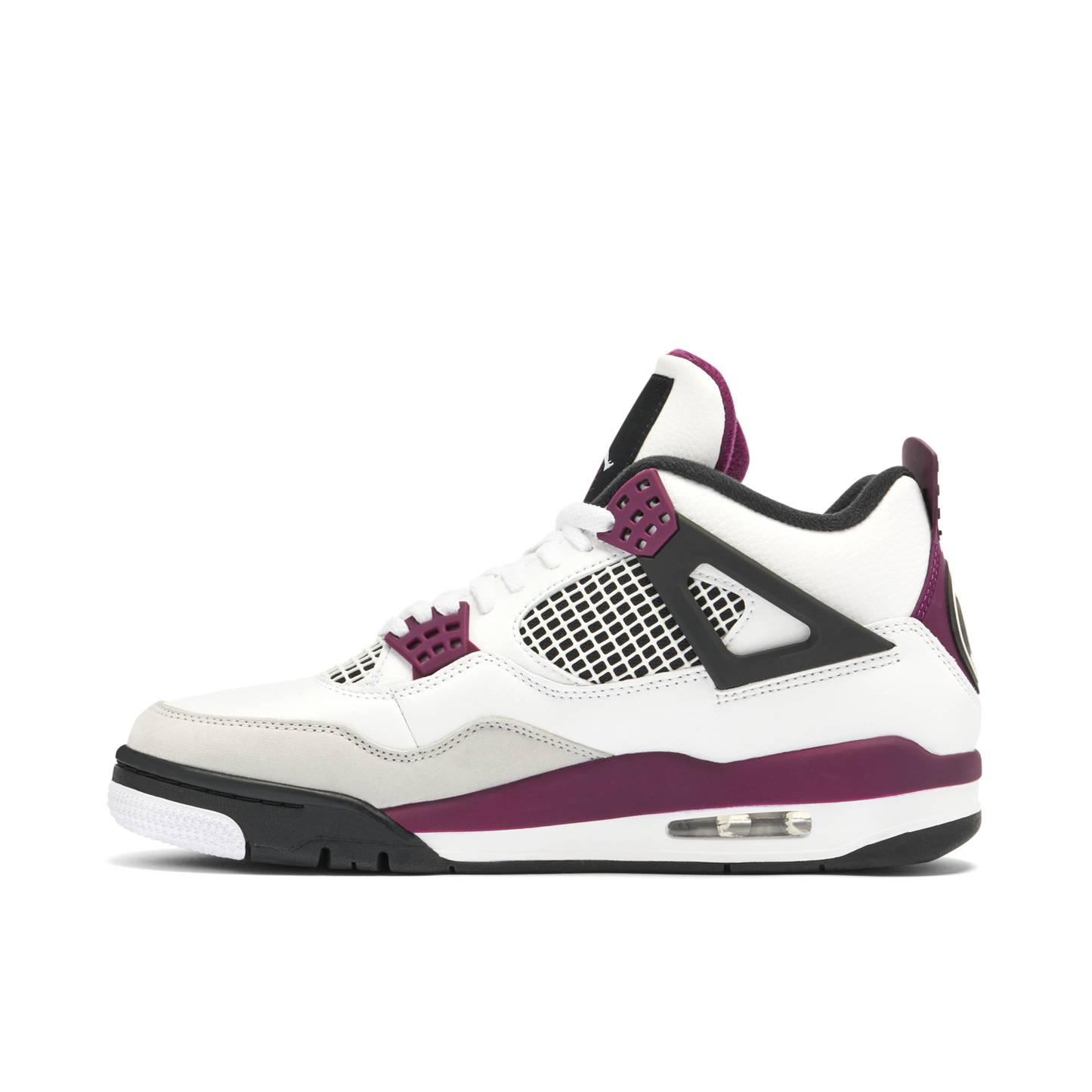 AIR JORDAN 4 X PSG WHITE NEUTRAL GREY BORDEAUX
