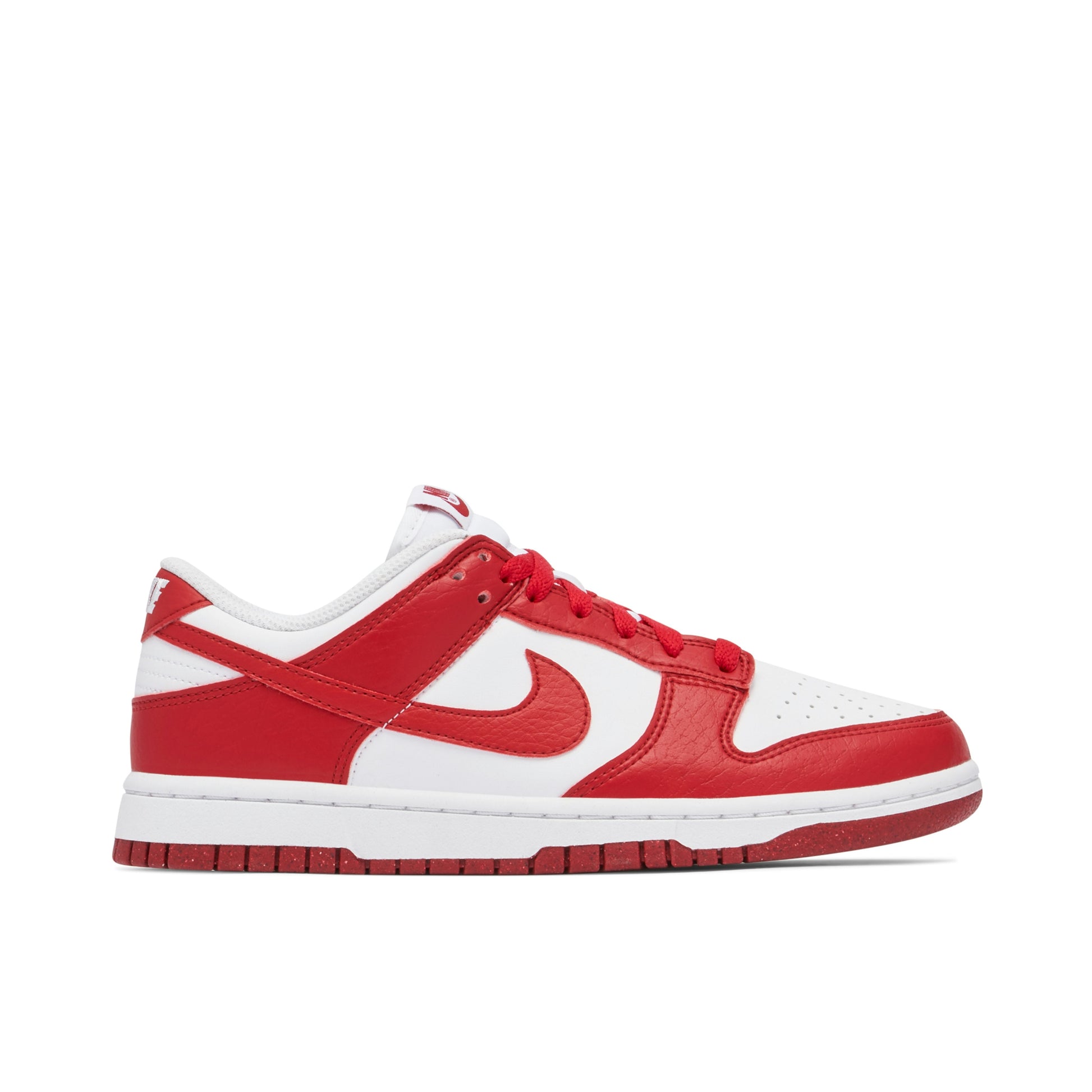 NIKE DUNK LOW NEXT NATURE WHITE GYM RED WOMENS