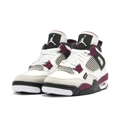 AIR JORDAN 4 X PSG WHITE NEUTRAL GREY BORDEAUX